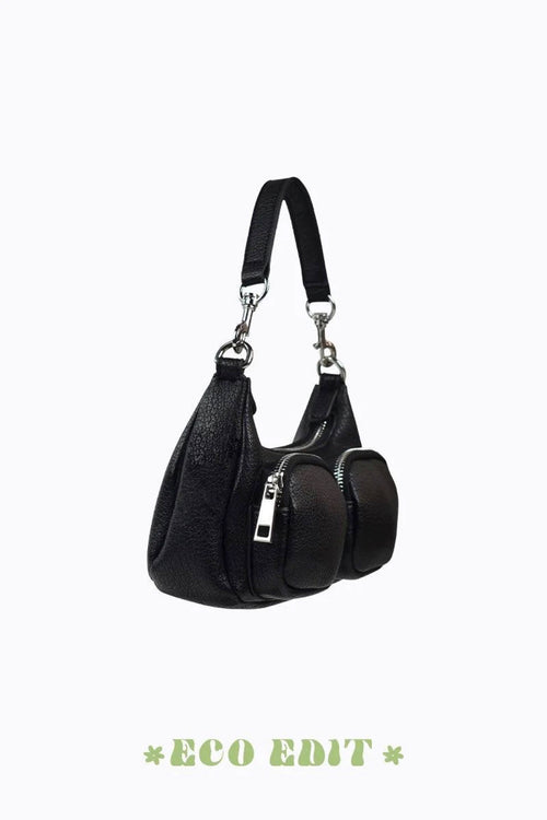 Scheana Shoulder Bag - Black Pebble