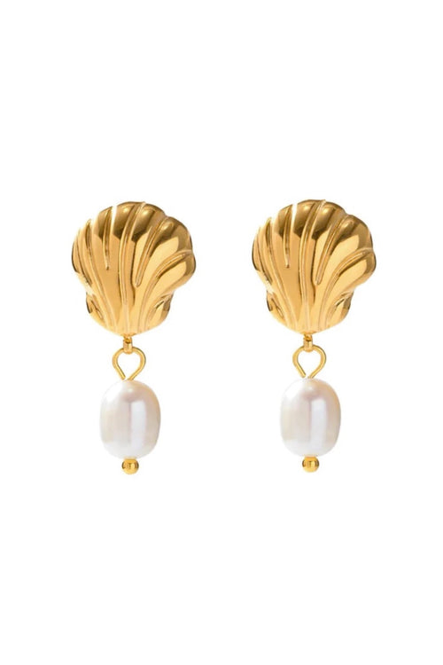 Sea Shore Earrings - Gold