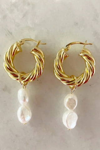 Fleur Earrings - Gold