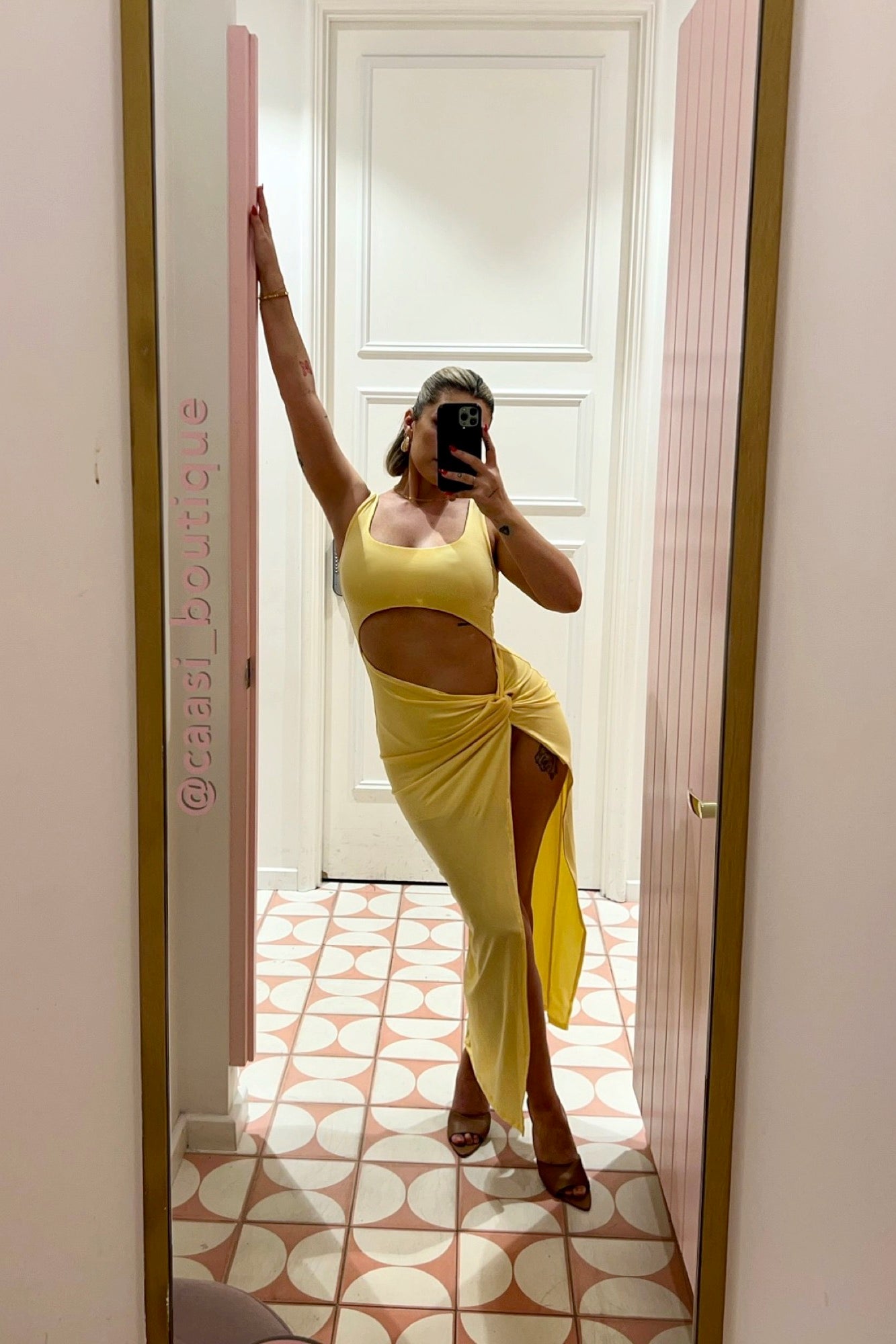 Charli Dress - Yellow