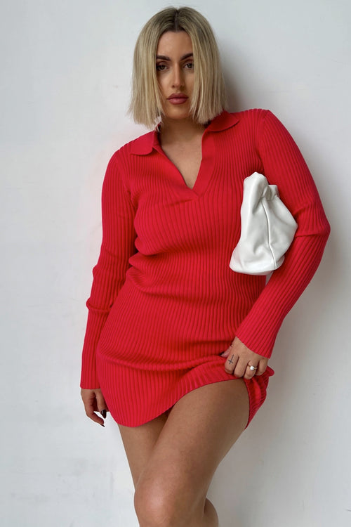Kimmie Dress - Red