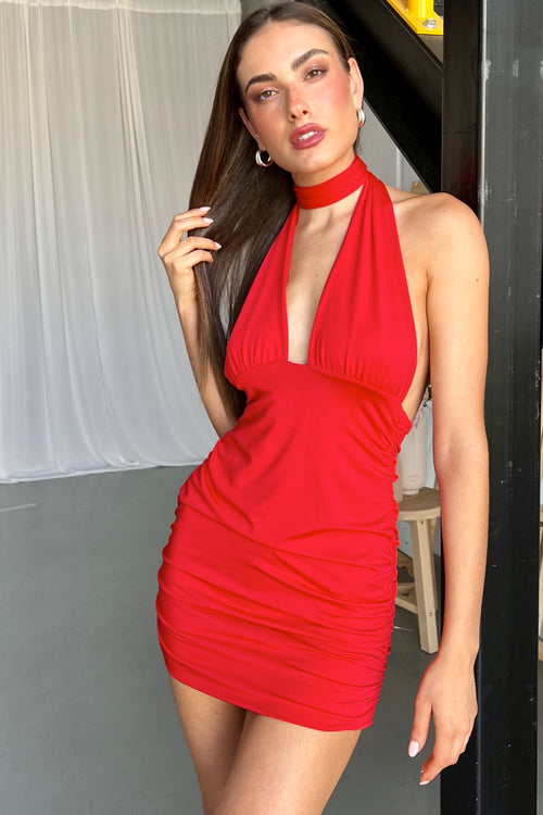 Tiff Dress - Red