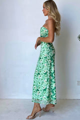 Sisters Dress - Green Floral