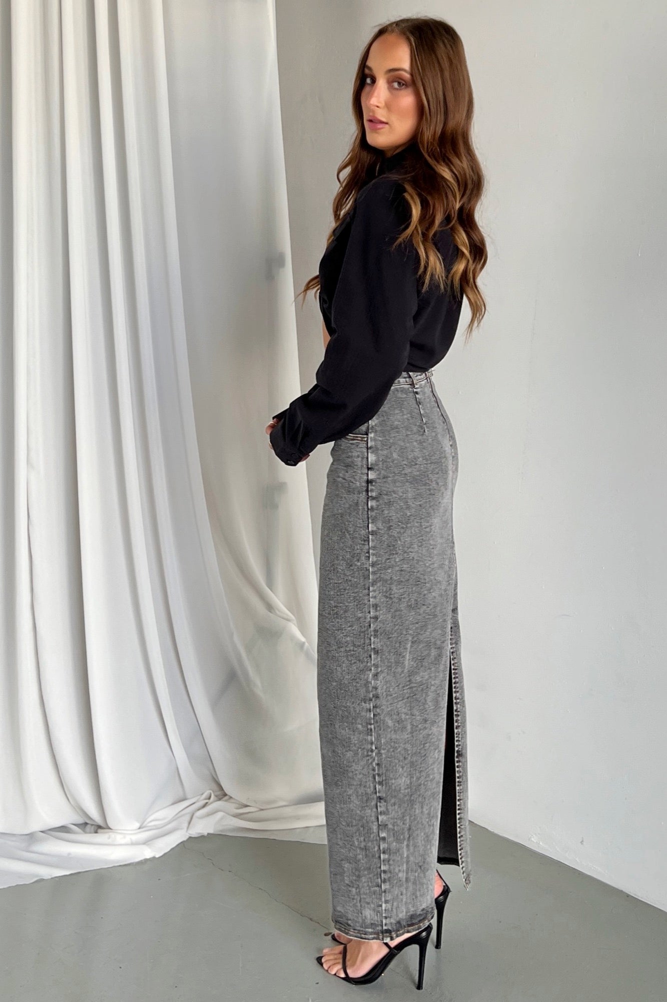 Grayze Skirt - Grey