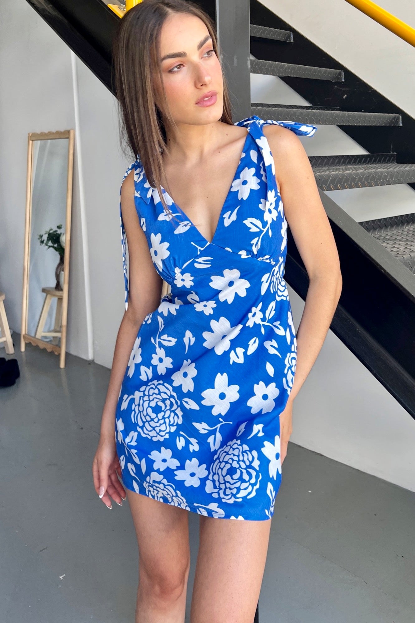 Grande Dress - Blue Floral