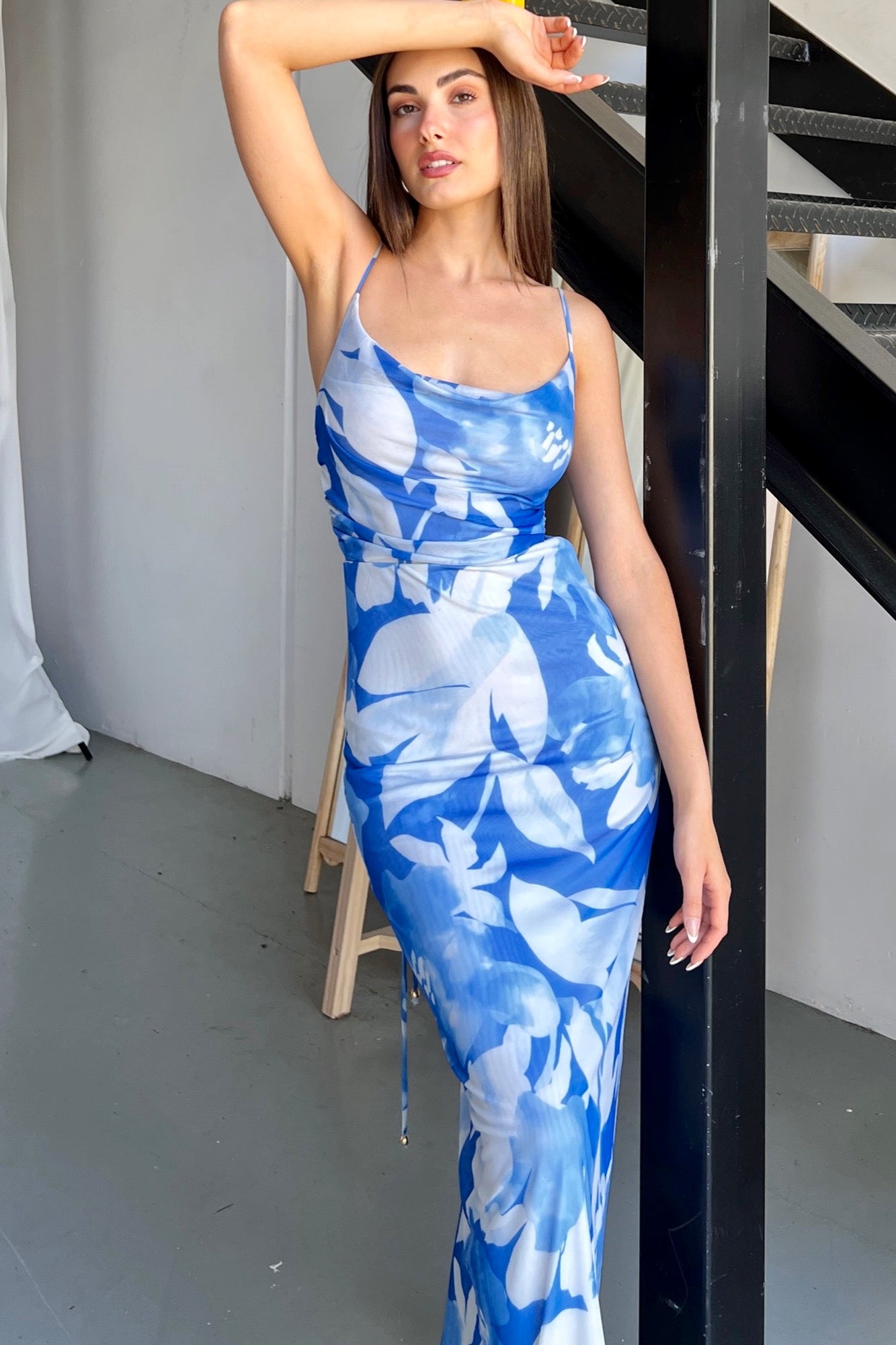 Rozalea Dress - Blue Floral