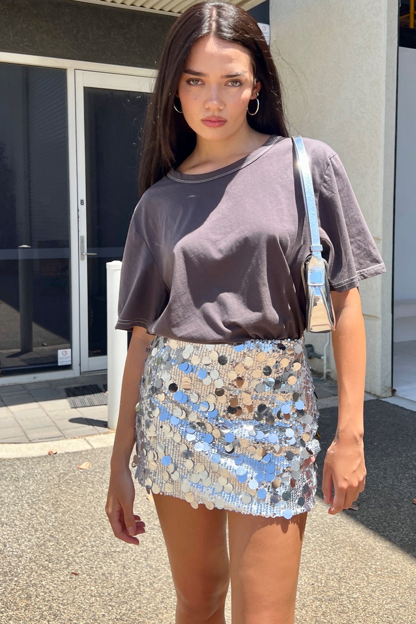 Electric Skirt - Silver