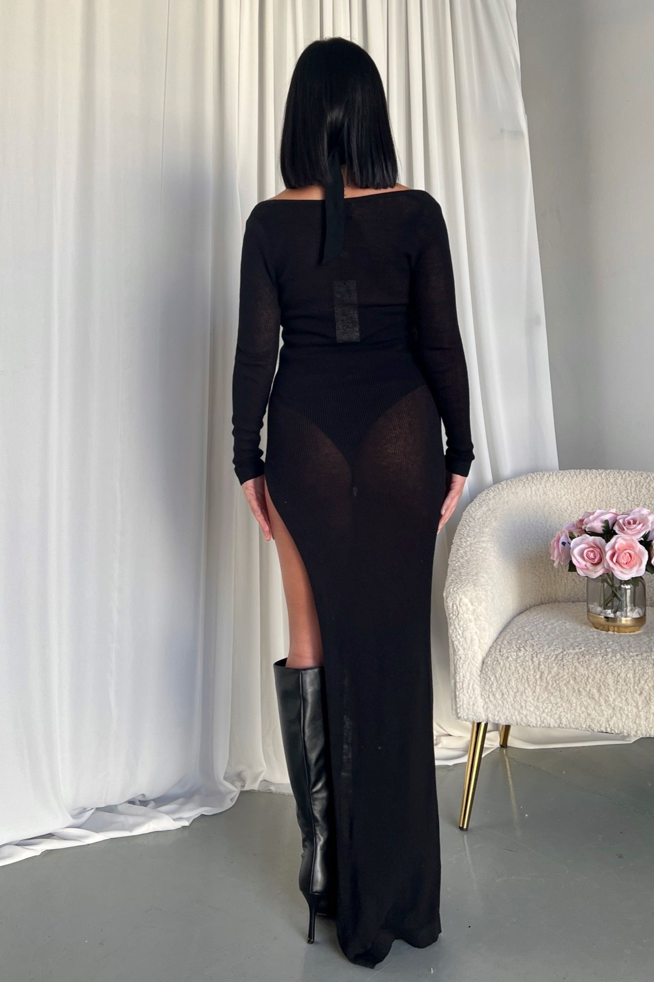 Ember Maxi Dress - Black