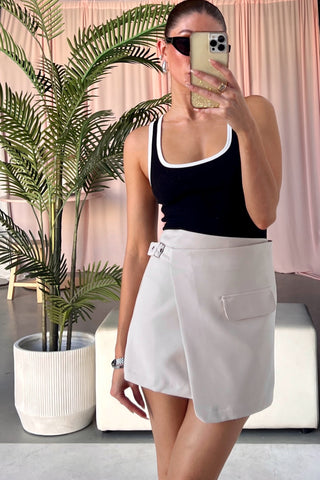 Ariana Skirt - White