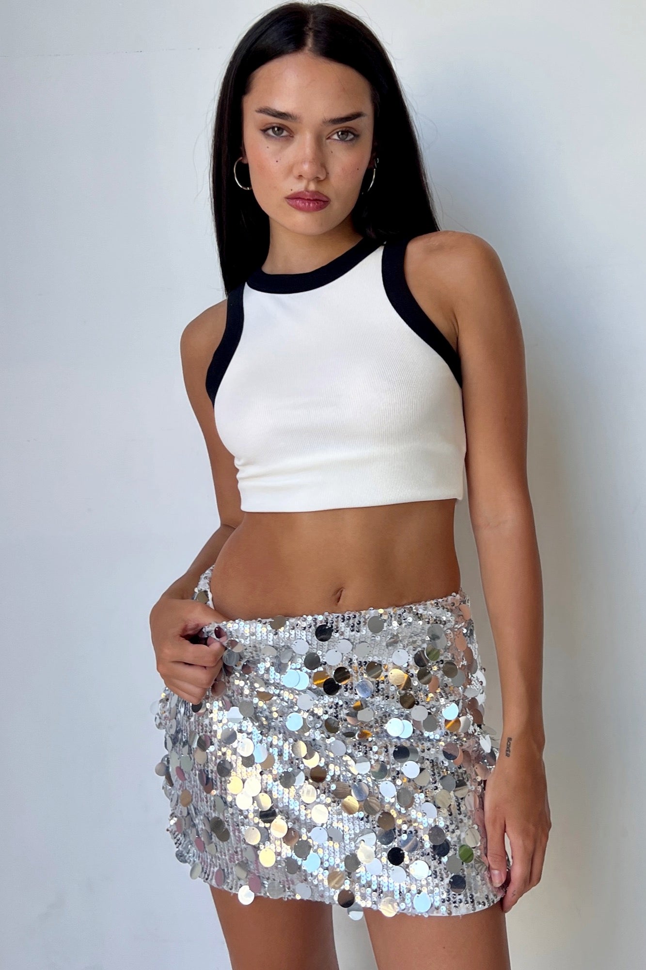 Electric Skirt - Silver