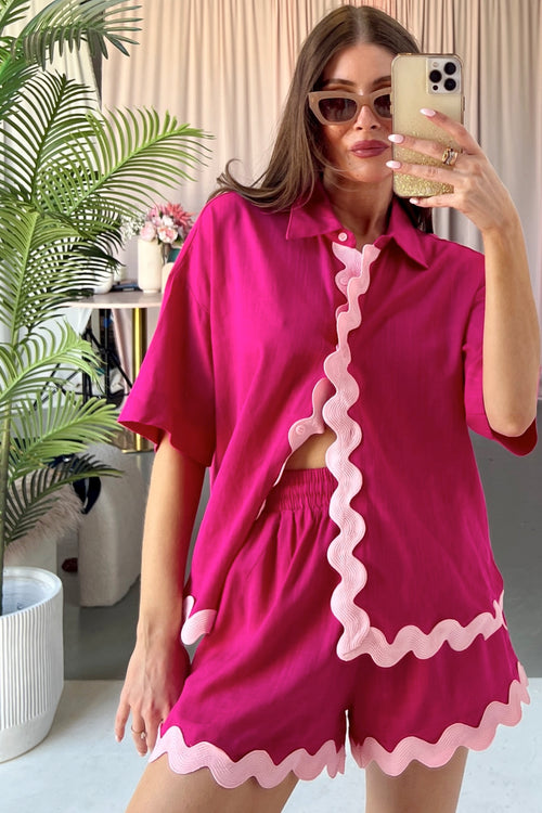 Wavy Shirt - Pinks