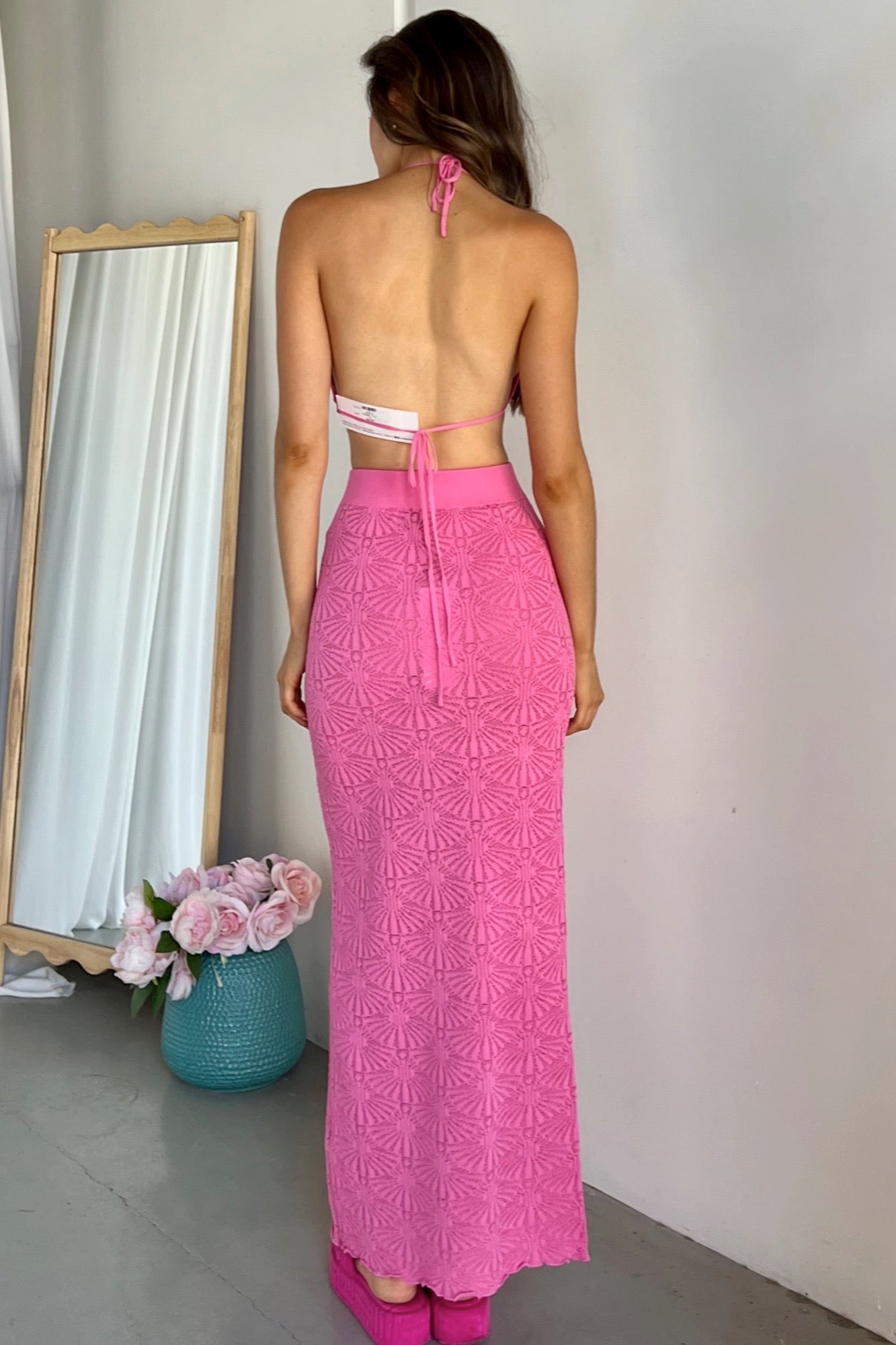 Josefina Maxi Skirt - Pink