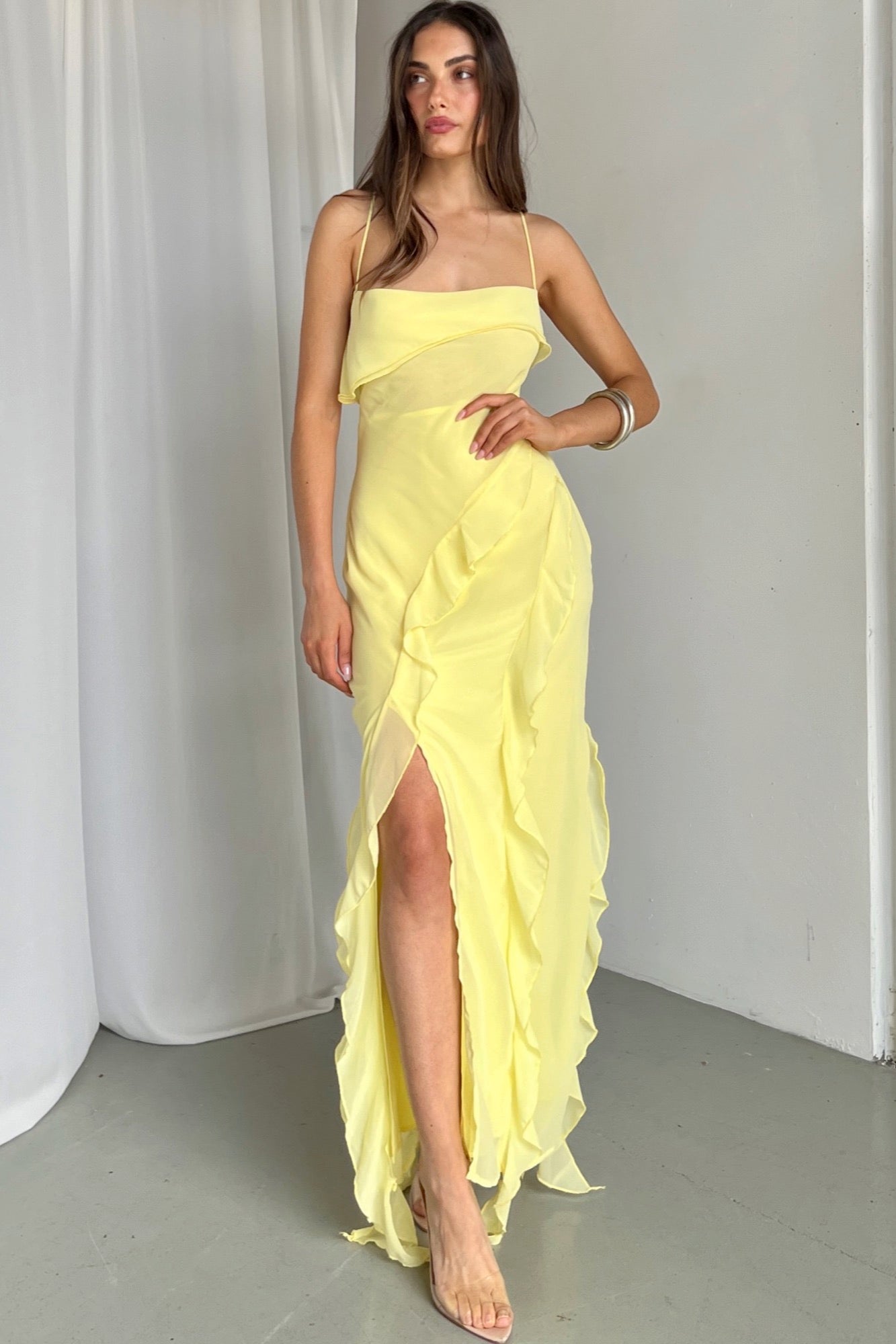 Dutchess Dress - Yellow