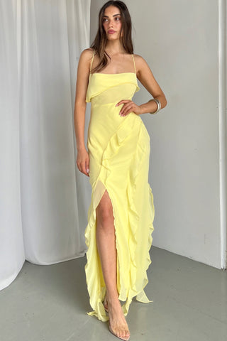 Delilah Dress - Yellow