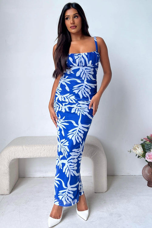 Leilani Dress - Blue Floral