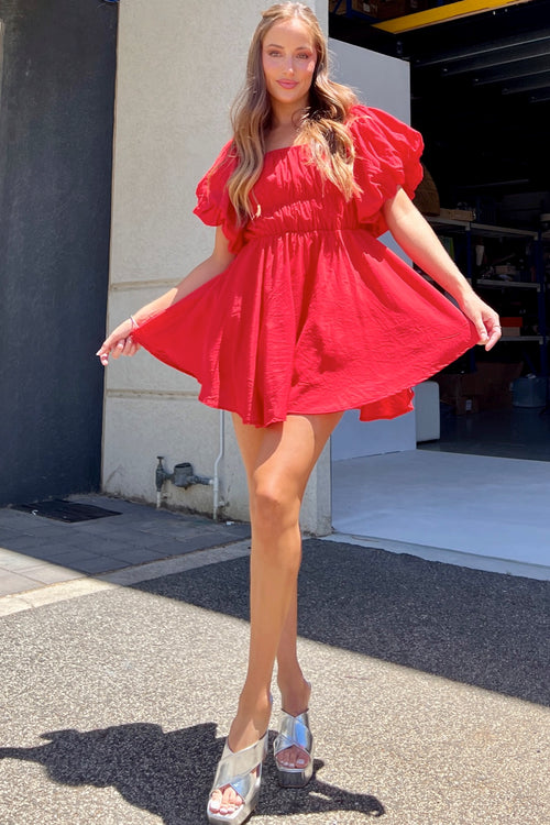 Kringle Dress - Red