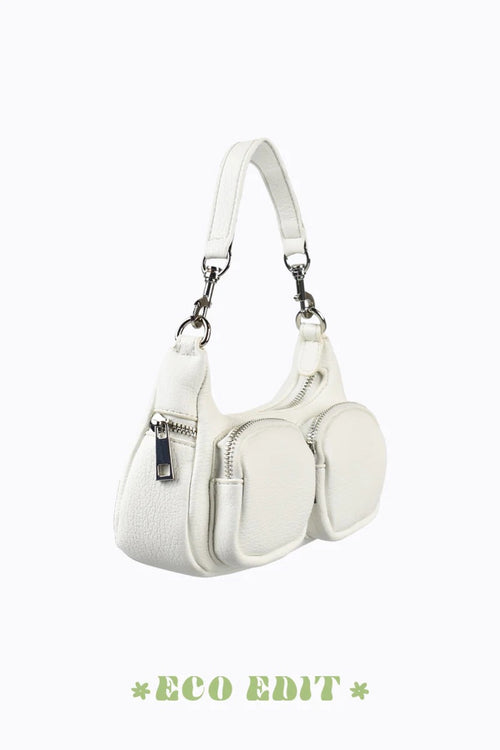 Scheana Shoulder Bag - White Pebble