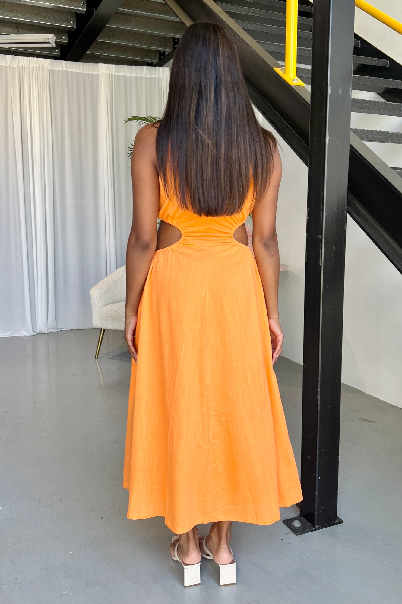Cleo Dress - Orange