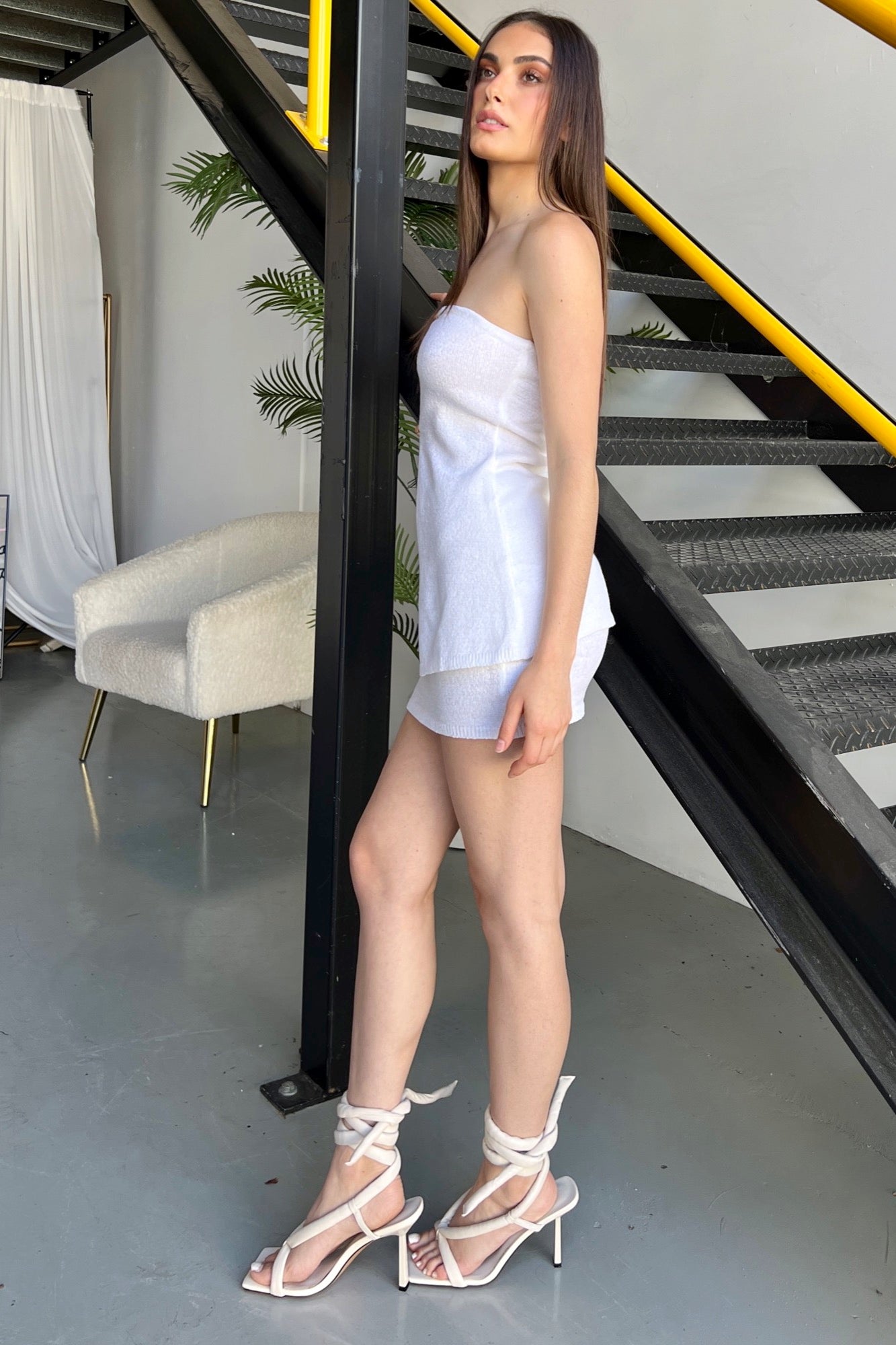 Nellie Mini Skirt - White