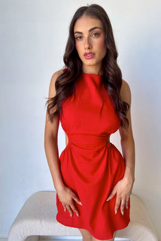 Sisters Dress - Red